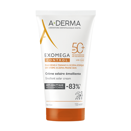 A-DERMA - EXOMEGA CONTROL Creme Solaire Emollient SPF50+ - 150ml